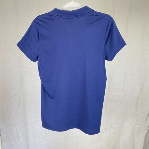 NWT IZOD Women's Blue Short Sleeve Polo Shirt Sized Large - Picture 6 of 8